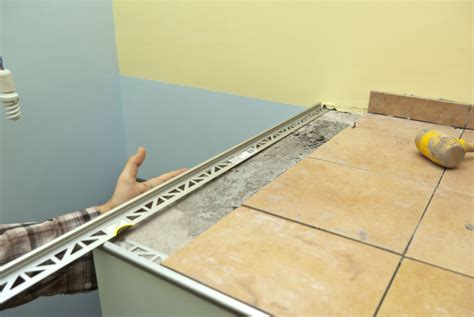 metal tile edge trim installation